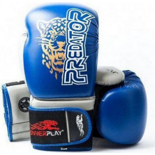 

Боксерские перчатки PowerPlay 3008 Jaguar Predator Serits Blue Синий, 16 Oz (00008556)