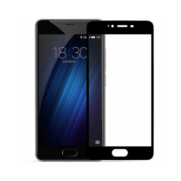 

Защитное стекло Silk Print для Meizu M5 Black