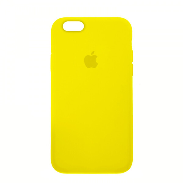 

Панель Silicone Case Full Cover для iPhone 6 / 6S Copy Light Yellow