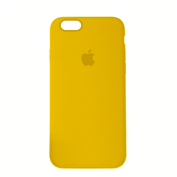 

Панель Silicone Case Full Cover для iPhone 6 / 6S Plus Copy Gold