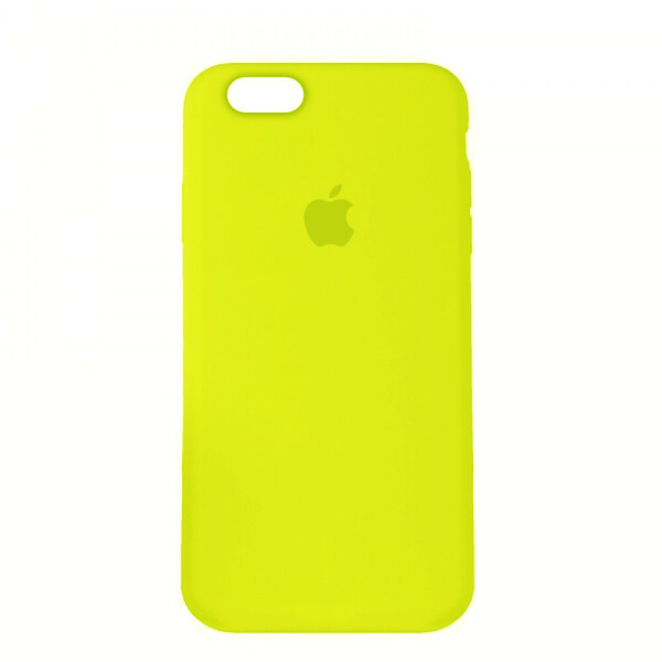 

Панель Silicone Case Full Cover для iPhone 6 / 6S Plus Copy Shiny Yellow