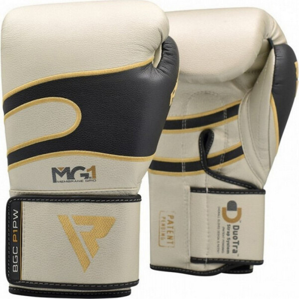 

Боксерские перчатки RDX Leather Pearl White 12 ун. (00013726)