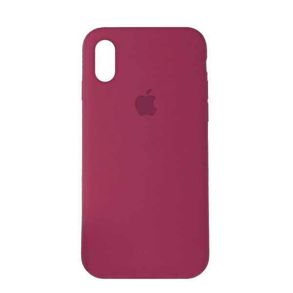 

Панель Silicone Case Full Cover для iPhone X / XS Copy Camelia Red