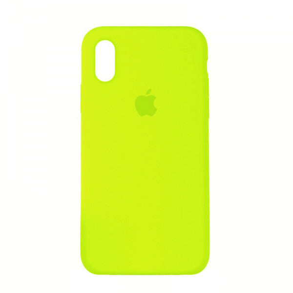 

Панель Silicone Case Full Cover для iPhone X / XS Copy Lemon