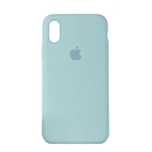

Панель Silicone Case Full Cover для iPhone X / XS Copy Light Blue Grey