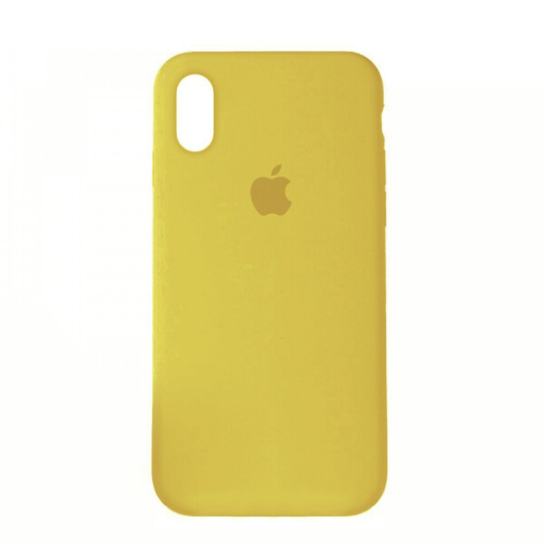 

Панель Silicone Case Full Cover для iPhone XR Copy Yellow