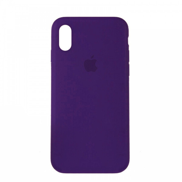 

Панель Silicone Case Full Cover для iPhone XR Copy Purple
