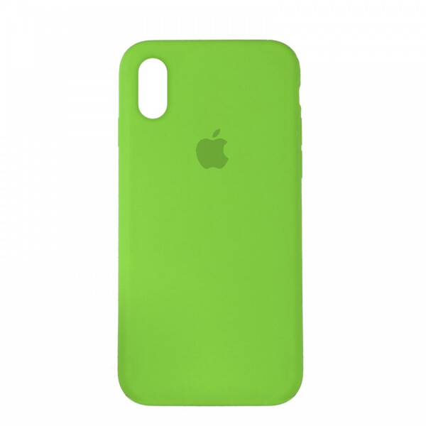 

Панель Silicone Case Full Cover для iPhone XR Copy Green
