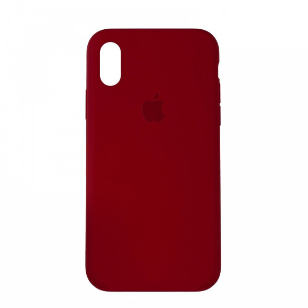 

Панель Silicone Case Full Cover для iPhone XR Copy China Red