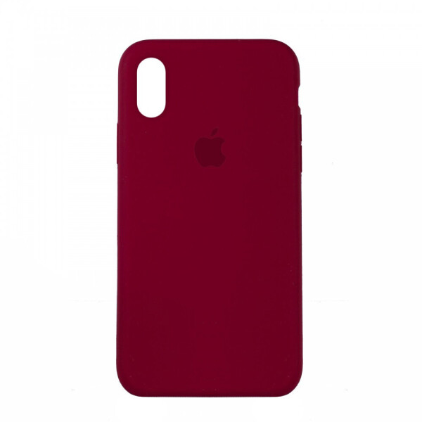 

Панель Silicone Case Full Cover для iPhone XR Copy Rose Red