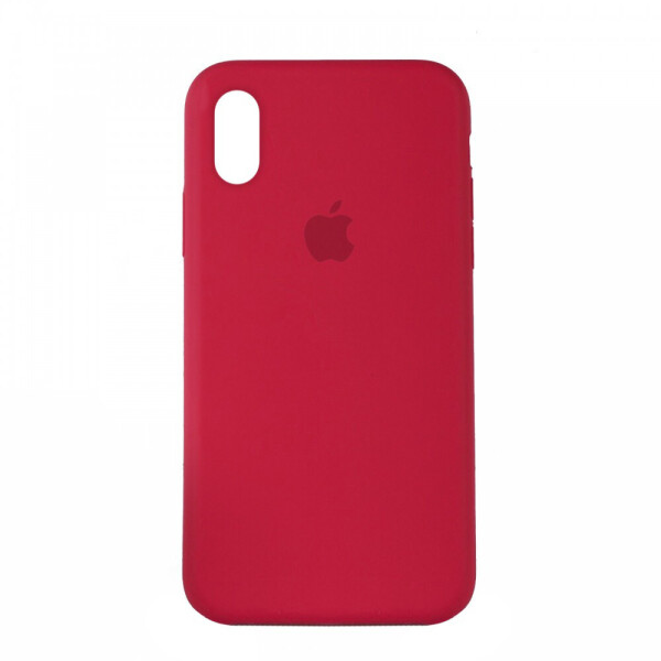 

Панель Silicone Case Full Cover для iPhone XR Copy Red Mold Color