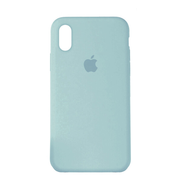 

Панель Silicone Case Full Cover для iPhone XR Copy Light Blue Grey