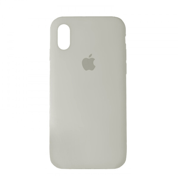

Панель Silicone Case Full Cover для iPhone XS Max Copy Rock Grey