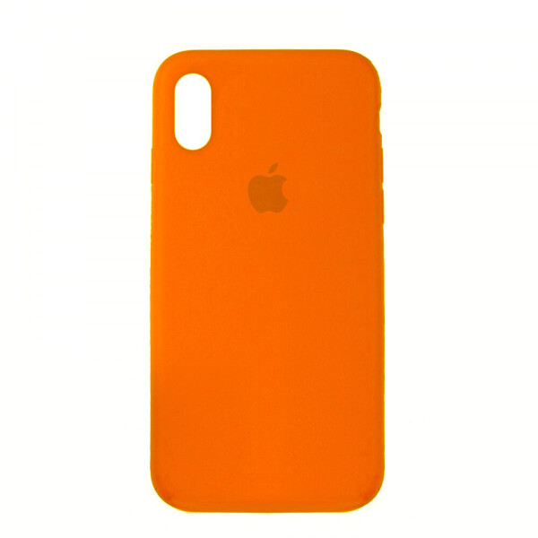 

Панель Silicone Case Full Cover для iPhone XS Max Copy Orange