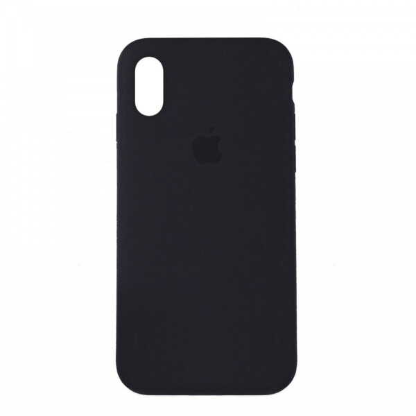 

Панель Silicone Case Full Cover для iPhone XS Max Copy Carbon Grey