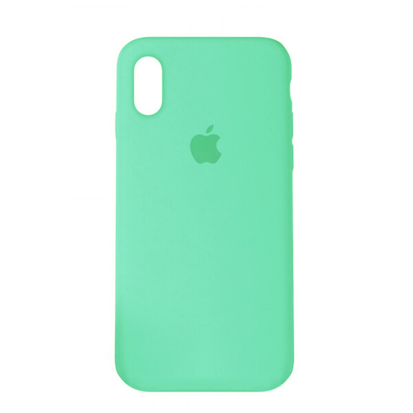 

Панель Silicone Case Full Cover для iPhone XS Max Copy Gemstone Green