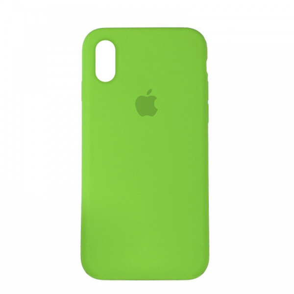 

Панель Silicone Case Full Cover для iPhone XS Max Green