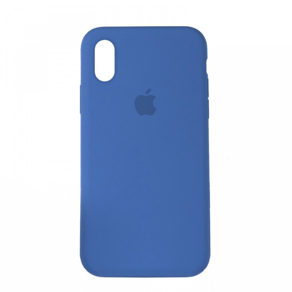 

Панель Silicone Case Full Cover для iPhone XS Max Copy Denim Blue