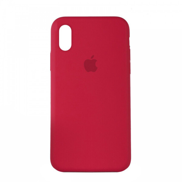 

Панель Silicone Case Full Cover для iPhone XS Max Copy Red Mold Color