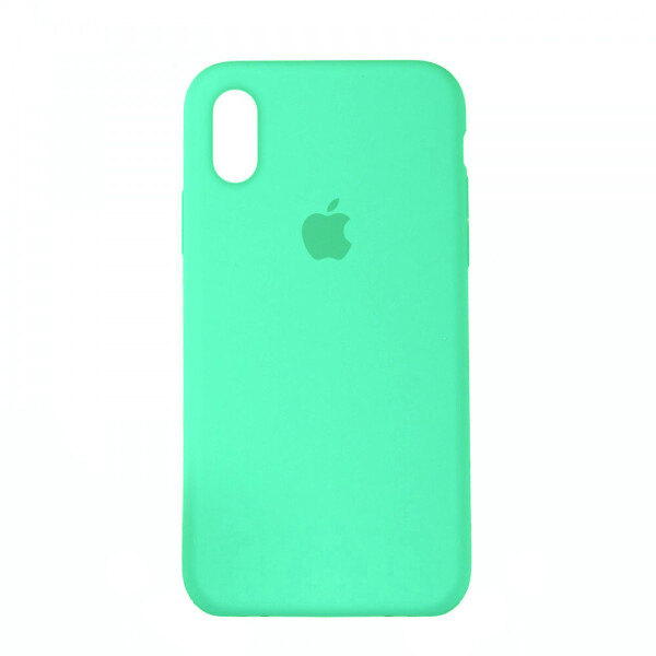 

Панель Silicone Case Full Cover для iPhone XS Max Copy Light Sea Blue