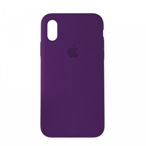 

Панель Silicone Case Full Cover для iPhone XS Max Copy Light Purple