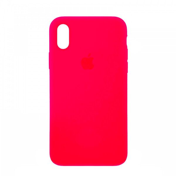 

Панель Silicone Case Full Cover для iPhone XS Max Copy Firefly Red