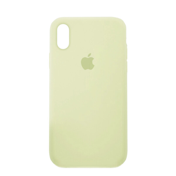 

Панель Silicone Case Full Cover для iPhone XS Max Copy Milk Yellow