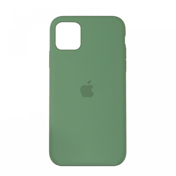 

Панель Silicone Case Full Cover для iPhone 11 Copy Gray Green