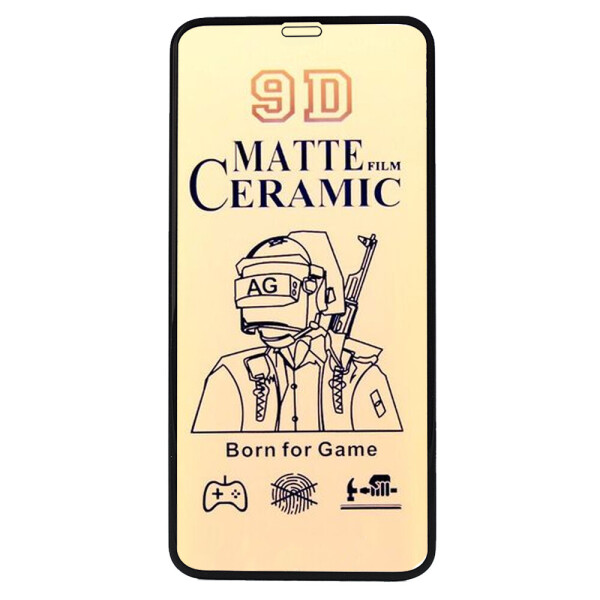 

Защитное стекло гибкое Ceramic Matte для iPhone X/XS/11 Pro Black