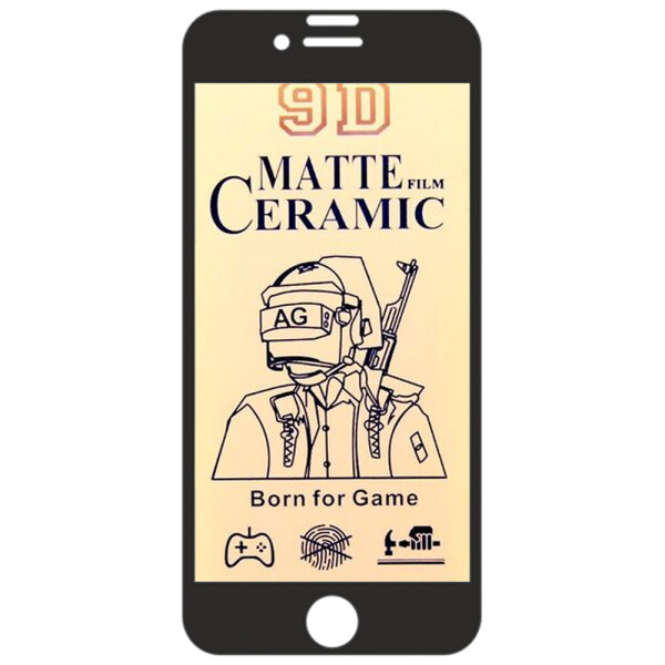 

Защитное стекло гибкое Ceramic Matte для iPhone 7/8/SE (2020) Black
