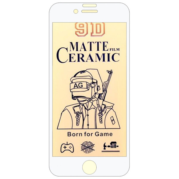 

Защитное стекло гибкое Ceramic Matte для iPhone 7/8/SE (2020) White