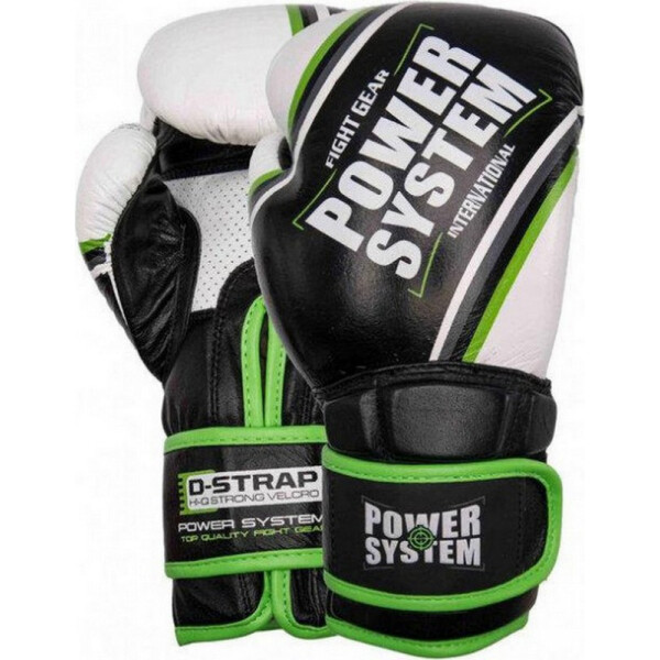 

Перчатки для бокса Power System PS-5006 Contender Black/Green Line 10 Oz (00021735)
