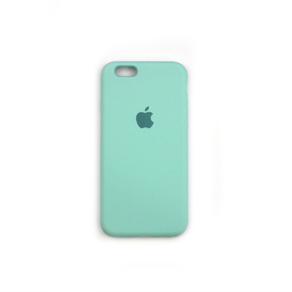 Панель Silicone Case Full Cover для iPhone 6 / 6S Copy Aquamarine