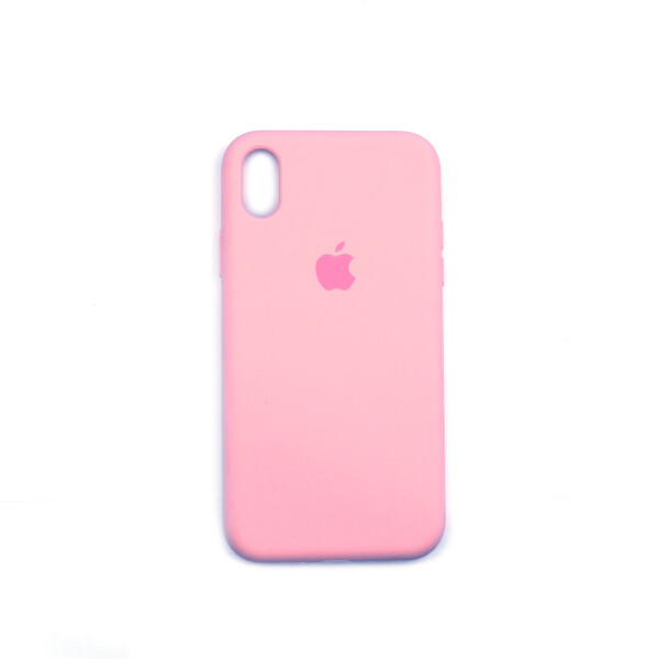 

Панель Silicone Case Full Cover для iPhone XR Copy Pink