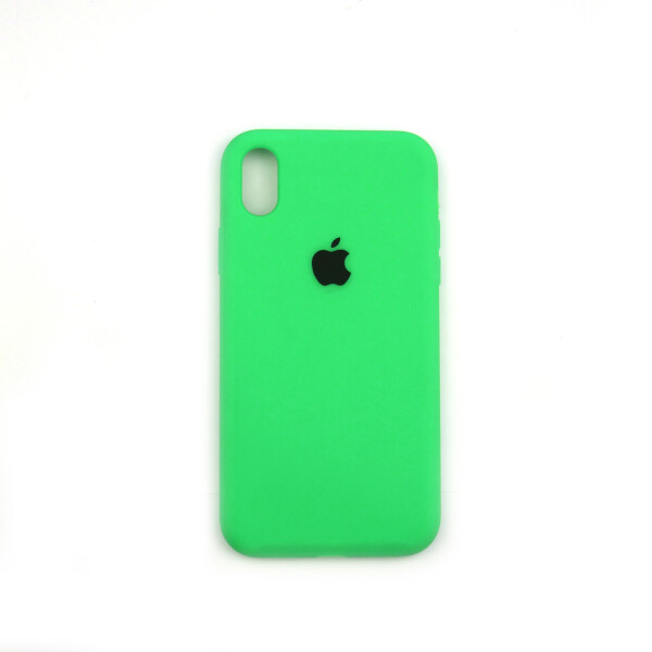 

Панель Silicone Case Full Cover для iPhone XS Copy Kelly Green