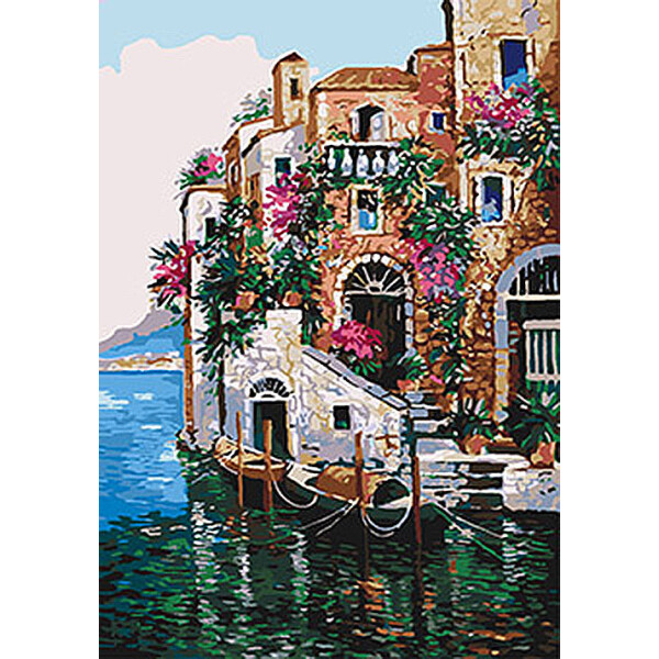 

Картина по номерам. Морской пейзажЦвета Тосканы35x50см KHO2736
