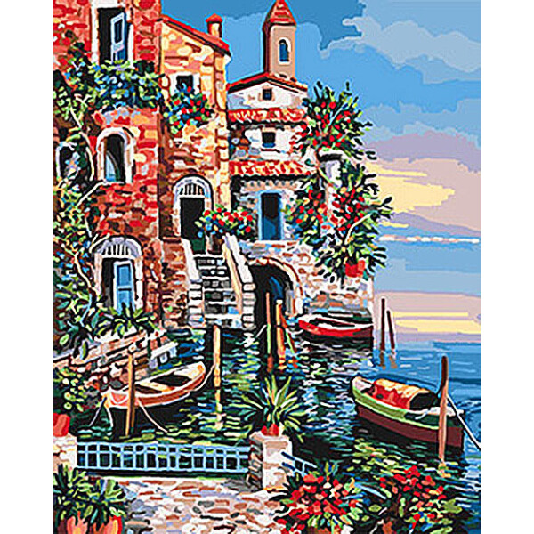 

Картина по номерам. Морской пейзажЮжные цвета40x50см KHO2735