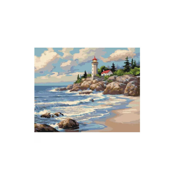 

Картина по номерам. Сельский пейзажТихая бухта40x50см KHO2249