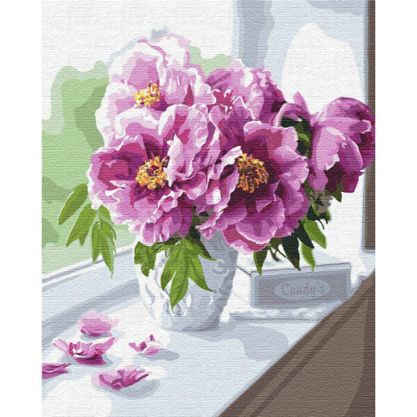 

Картина по номерам.Волшебный букет40x50см KHO3098