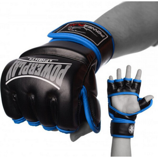 

Перчатки для MMA PowerPlay 3058 Черно-Синие S (00022006)