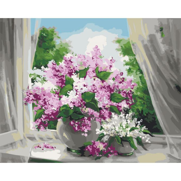 

Картина по номерам. БукетыНа грани лета40x50см x KHO2073
