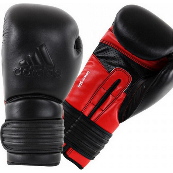 

Боксерские перчатки Adidas Power 300 12 унций Черный/Красный (203172717)