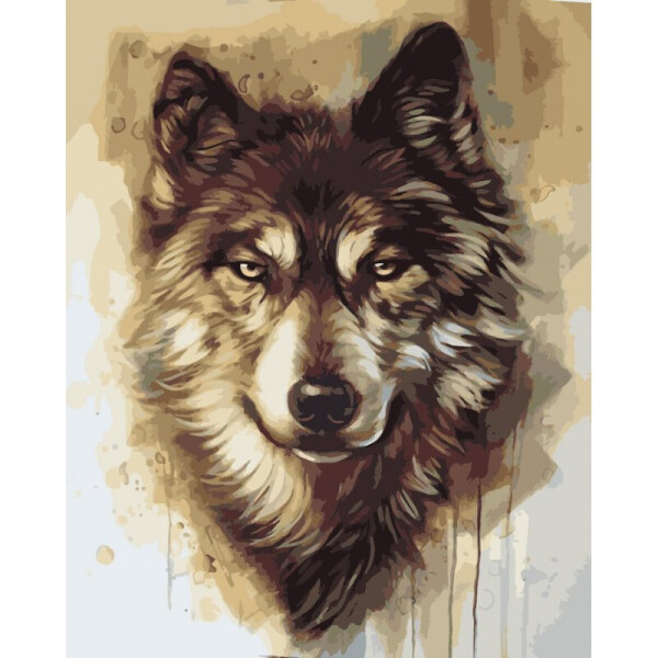 

Картина по номерам. ЖивотныеВожак стаи40x50см KHO4082