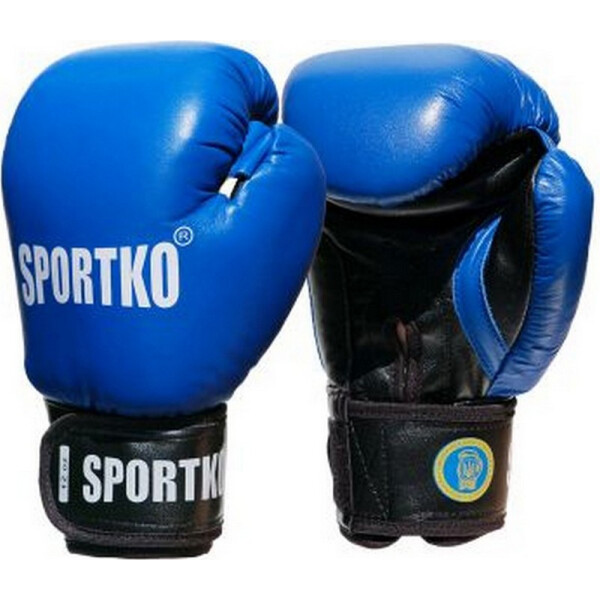 

Боксёрские перчатки Sportko FBU Кожа 12 унций Синие (77590012)