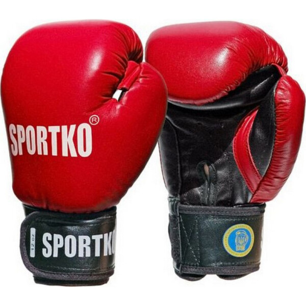 

Боксёрские перчатки Sportko FBU Кожа 10 унций Красные (775901)