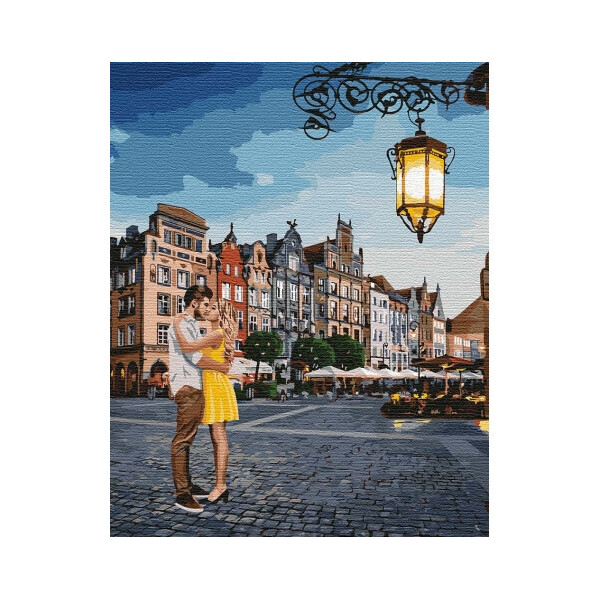 

Картина по номерам.Свидание в Гданьске40x50см KHO4755