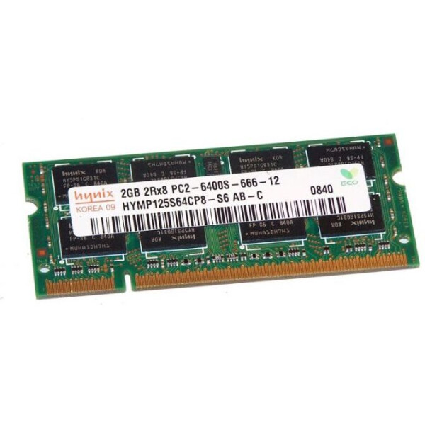 

Оперативная память SoDIMM DDR2 2GB 800 MHz Hynix (HYMP125S64CP8-S6 / HMP125S6EFR8C-S6)