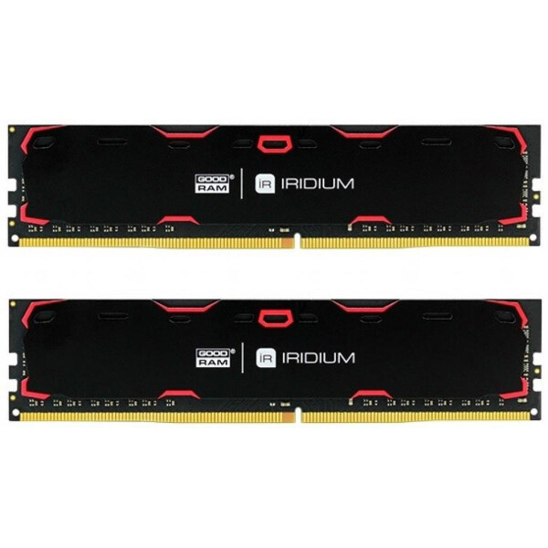 

Оперативная память GOODRAM DDR4 2400MHz 16GB (2x8GB) Iridium Black (IR-2400D464L15S/16GDC)
