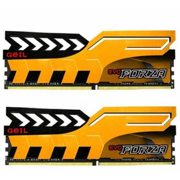 

GEIL DDR4 3000MHz 16GB (2x8GB) Evo Forza Yellow (GFY416GB3000C16ADC)
