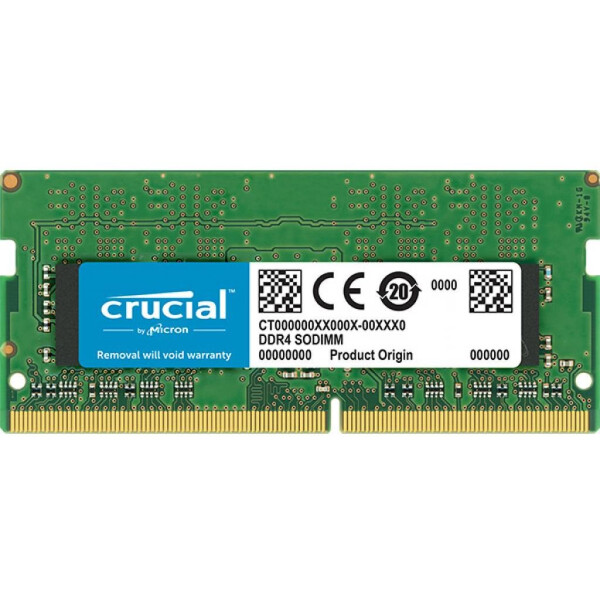 

Оперативная память Crucial DDR4 2400 4GB, SO-DIMM, Retail CT4G4SFS824A